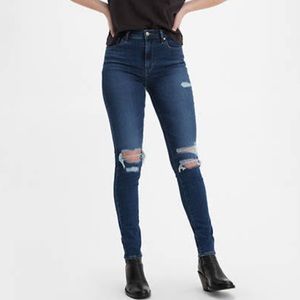 721 Levi high rise ripped Jeans